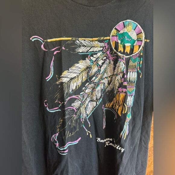 Buffalo bills motif barons valley ranch vintage shirt - Picture 5 of 6